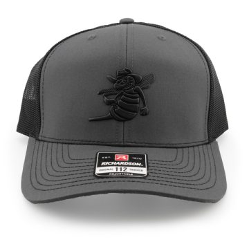 SPEED BEEZ® Buzz Logo Patch Trucker Hat on RICHARDSON® 112 snapback cap