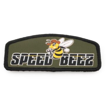 SPEED BEEZ® Patch with hook and loop backing
