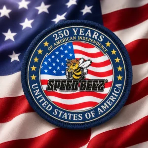 SPEED BEEZ 250 Years of American Independence commemorative patch